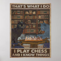 Das mache ich, ich spiele Schach