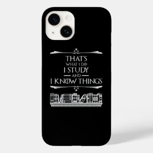 Das mache ich - ich studiere und ich kenne Dinge Case-Mate iPhone 14 Hülle