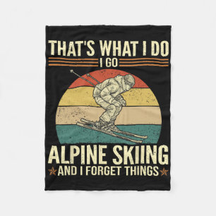 Das mache ich - Lustiges Alpinski und Vergessen Fleecedecke
