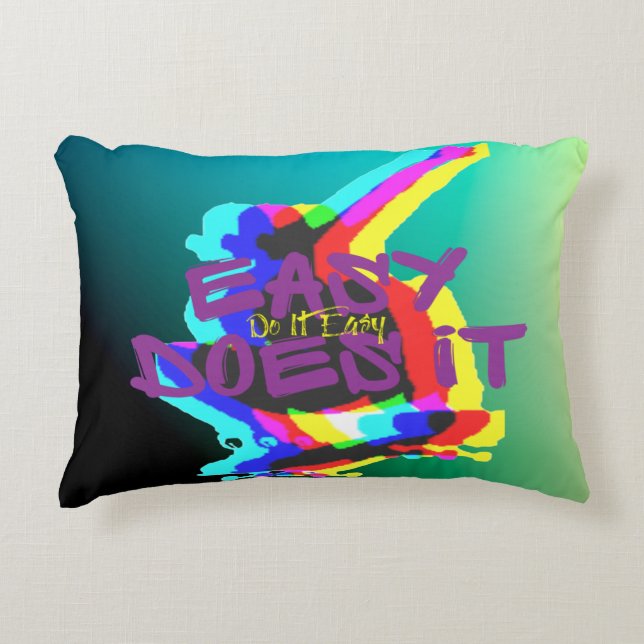 Das macht es einfach dekokissen (Vorderseite)