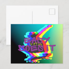 Das macht es einfach postkarte