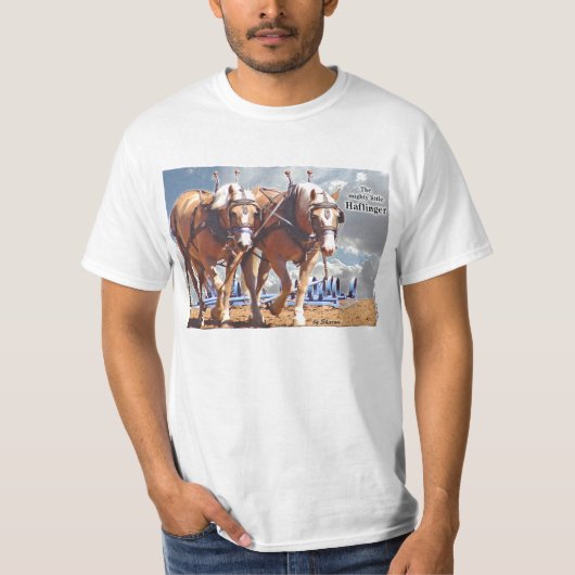 Das mächtige Haflinger T-Shirt (Vorderseite)