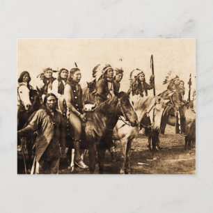 Das mächtige Sioux Postkarte
