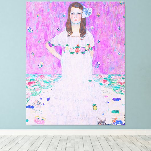Das Mäda Primavesi-Gemälde von Gustav Klimt Leinwanddruck (Insitu (Holzboden))