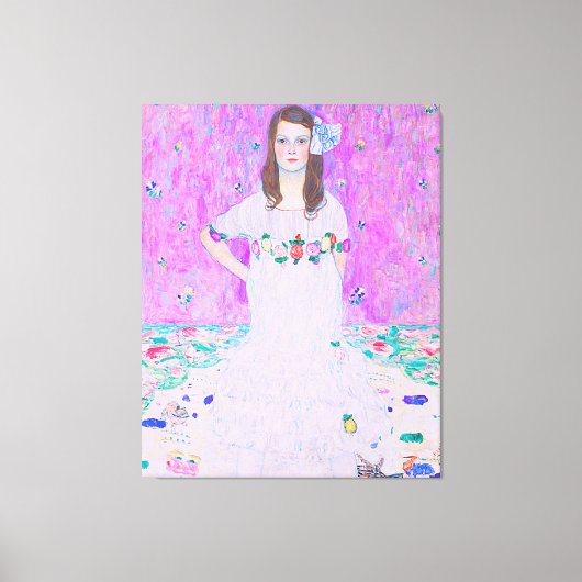 Das Mäda Primavesi-Gemälde von Gustav Klimt Leinwanddruck (Vorderseite)