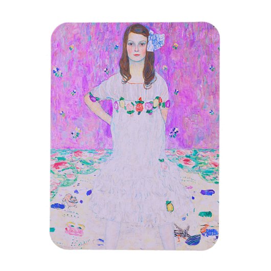 Das Mäda Primavesi-Gemälde von Gustav Klimt Magnet (Vertikal)