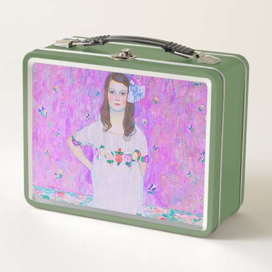 Das Mäda Primavesi-Gemälde von Gustav Klimt Metall Brotdose (Vorderseite)