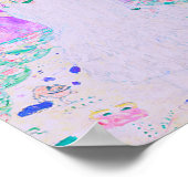 Das Mäda Primavesi-Gemälde von Gustav Klimt Poster (Ecke)