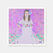 Das Mäda Primavesi-Gemälde von Gustav Klimt Serviette (Vorderseite)