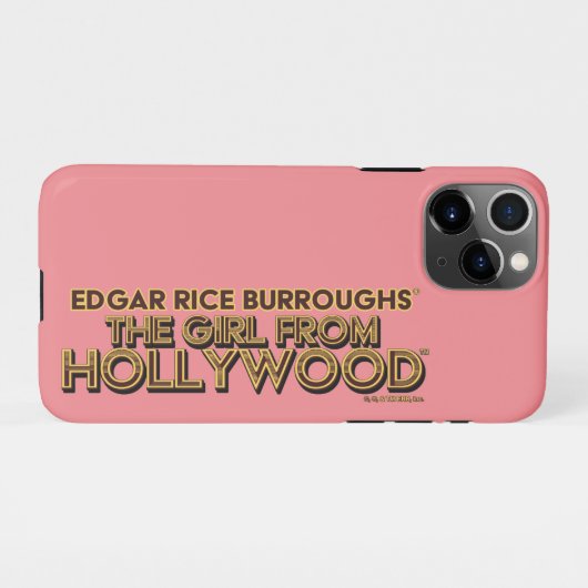 Das Mädchen aus Hollywood iPhone Hülle (Rückseite (Horizontal))
