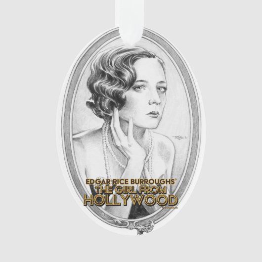 Das Mädchen aus Hollywood Weihnachtsbaum-Ornament Ornament (Vorderseite)