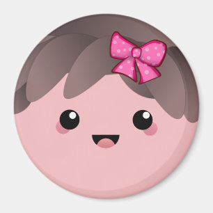 Das Mädchen   Baby Girl Gender Reveal Magnet