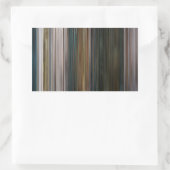 Das Mädchen, das Barcode wartete Rechteckiger Aufkleber (Tasche)