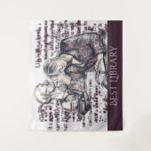 Das Mädchen, das ein Buch liest Wandteppich (Vorderseite)