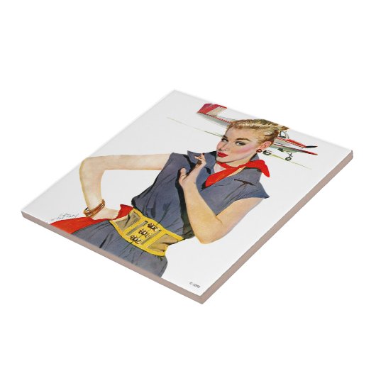 Das Mädchen, das Flugzeuge gestohlen hat Fliese (Seite)