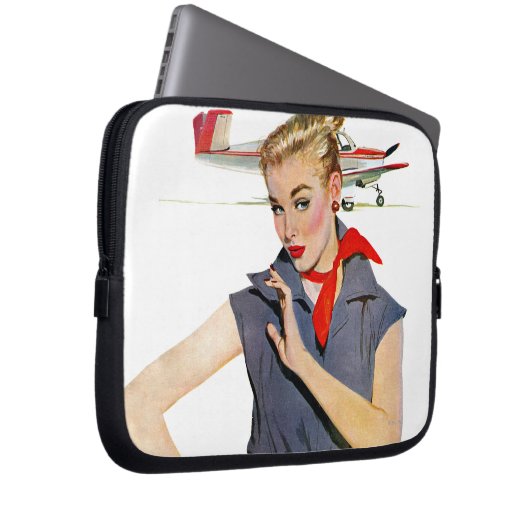 Das Mädchen, das Flugzeuge gestohlen hat Laptopschutzhülle (Vorne Rechts)