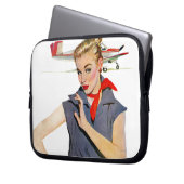 Das Mädchen, das Flugzeuge gestohlen hat Laptopschutzhülle (Vorderseite Links)