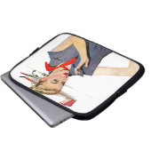 Das Mädchen, das Flugzeuge gestohlen hat Laptopschutzhülle (Vorne Knopf)