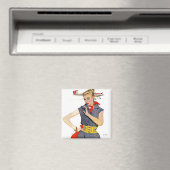 Das Mädchen, das Flugzeuge gestohlen hat Magnet (In Situ (Geschirrspüler))