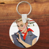 Das Mädchen, das Flugzeuge gestohlen hat Schlüsselanhänger (Vorderseite)
