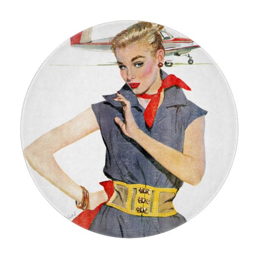 Das Mädchen, das Flugzeuge gestohlen hat Schneidebrett (Vorderseite)