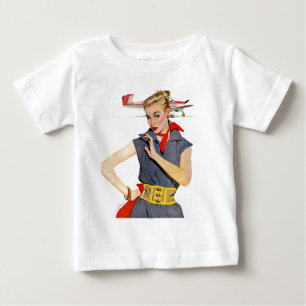 Das Mädchen, das Flugzeuge stahl Baby T-shirt