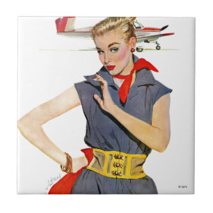 Das Mädchen, das Flugzeuge stahl Fliese