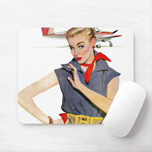 Das Mädchen, das Flugzeuge stahl Mousepad (Mit Mouse)