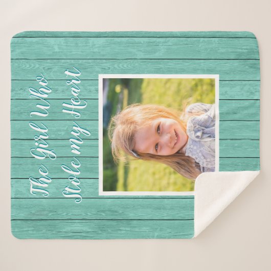 Das Mädchen, das mir das Herz gestohlen hat Sherpadecke (Vorderseite (Horizontal))