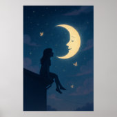 Das Mädchen, das mit dem Mond spricht Poster (Vorne)