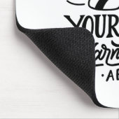Das Mädchen, dein Coach, warnte dich vor Eishockey Mousepad (Ecke)