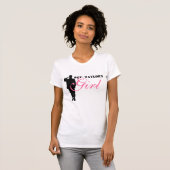 Das Mädchen des begrüßenheldes T-Shirt (Vorne ganz)