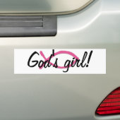 Das Mädchen des Gottes! Autoaufkleber (Auf Auto)