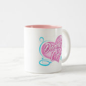 Das Mädchen des Vatis Zweifarbige Tasse (VorderseiteRechts)