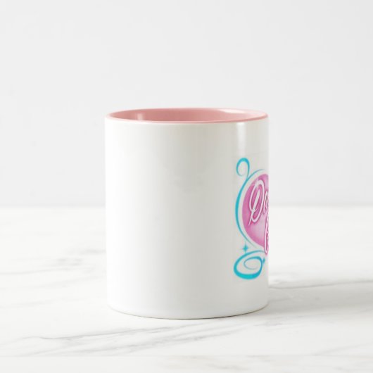 Das Mädchen des Vatis Zweifarbige Tasse (Mittel)