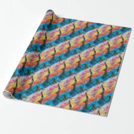 Das Mädchen Geschenkpapier