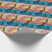 Das Mädchen Geschenkpapier (Ecke)