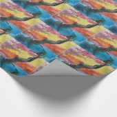 Das Mädchen Geschenkpapier (Ecke)