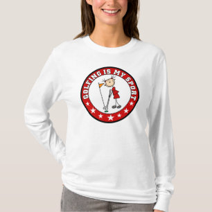 Das Mädchen-Golf spielen ist mein Sport-T - Shirt