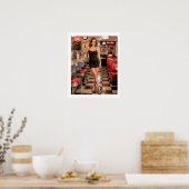 Das Mädchen im Diner Poster (Küche)