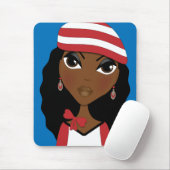 Das Mädchen im Hut Mousepad (Mit Mouse)
