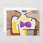 Das Mädchen im Norden, 1939 von Paul Klee Postkarte (Vorne/Hinten)