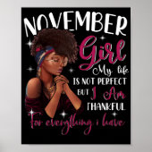 Das Mädchen im November ist nicht perfekt, ich bin Poster (Vorne)