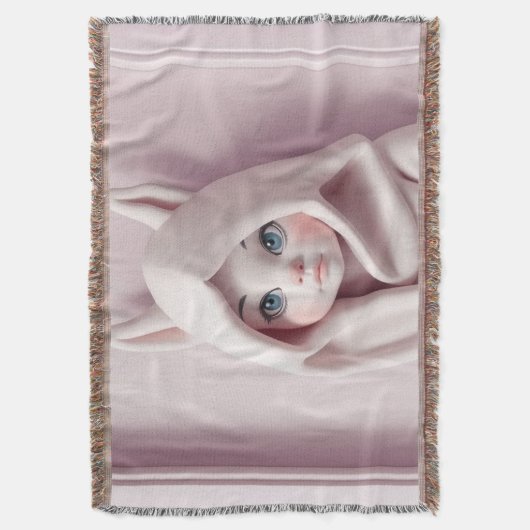 „Das Mädchen im Zaubermantel“ Decke (Vorderseite Vertikal)