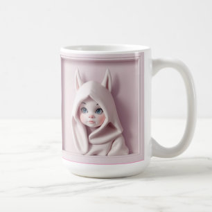 „Das Mädchen im Zaubermantel“ Kaffeetasse