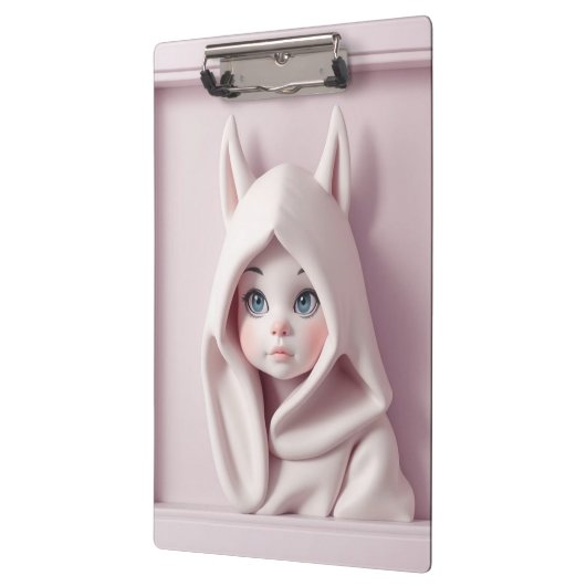 „Das Mädchen im Zaubermantel“ Klemmbrett (Links)