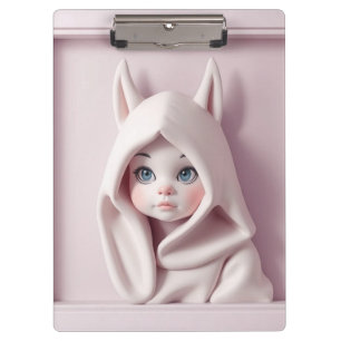 „Das Mädchen im Zaubermantel“ Klemmbrett