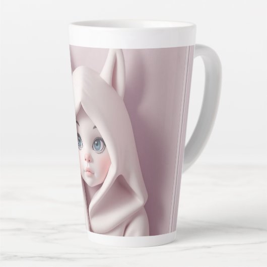 „Das Mädchen im Zaubermantel“ Milchtasse (Rechte Ecke)