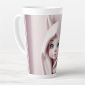 „Das Mädchen im Zaubermantel“ Milchtasse (Linke Ecke)