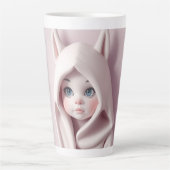 „Das Mädchen im Zaubermantel“ Milchtasse (Vorderseite)